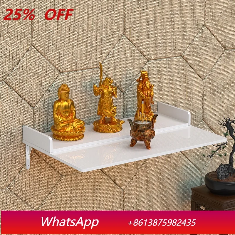 

LTT small high-end shrine wall-mounted hanging Buddha cabinet Guanyin Bodhisattva Buddha offering table