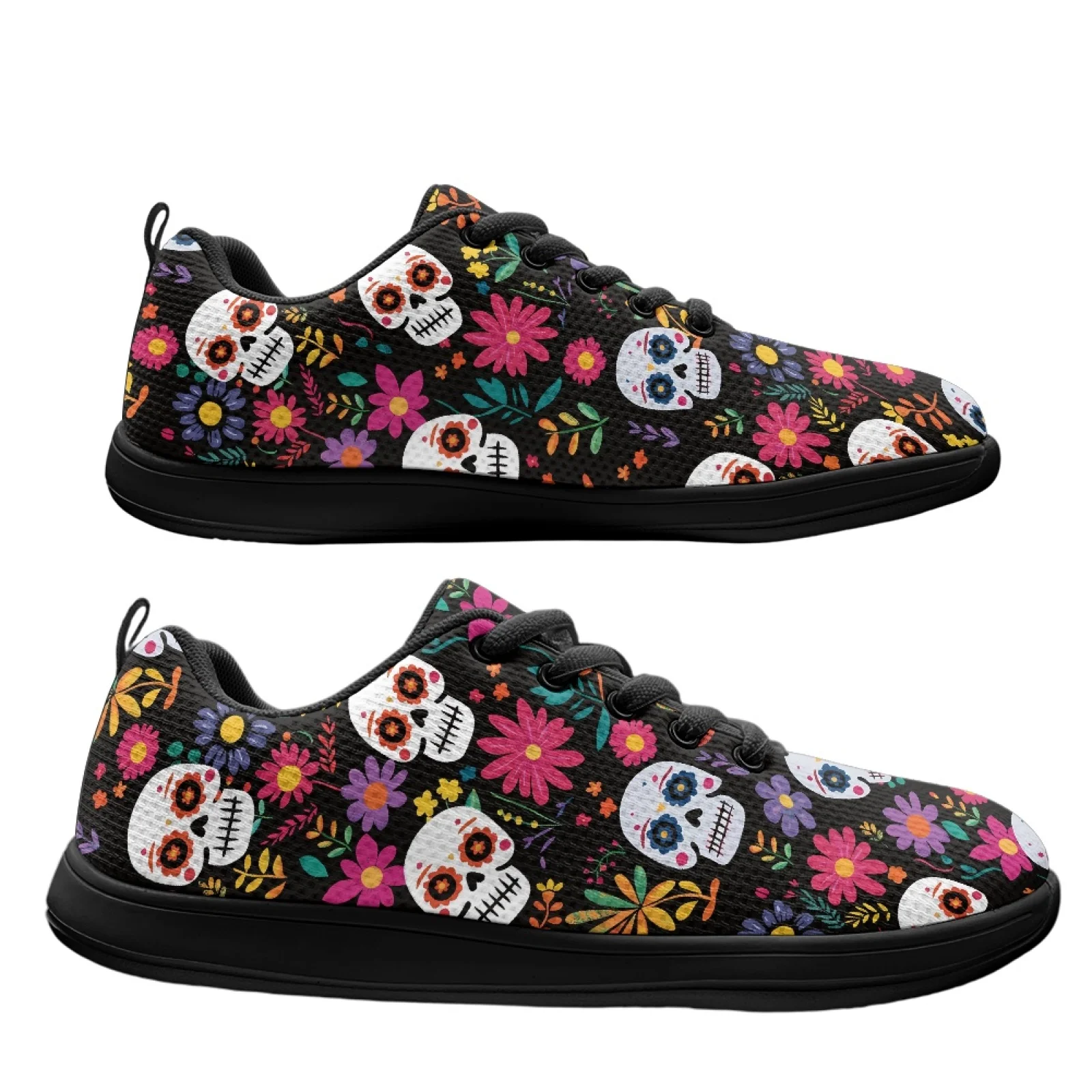 PENSTROLL Skeleton Floral Non Slip Wide Toe Box Shoes for Men Mesh & EVA Mens Wide Width Sneakers Barefoot Sneakers