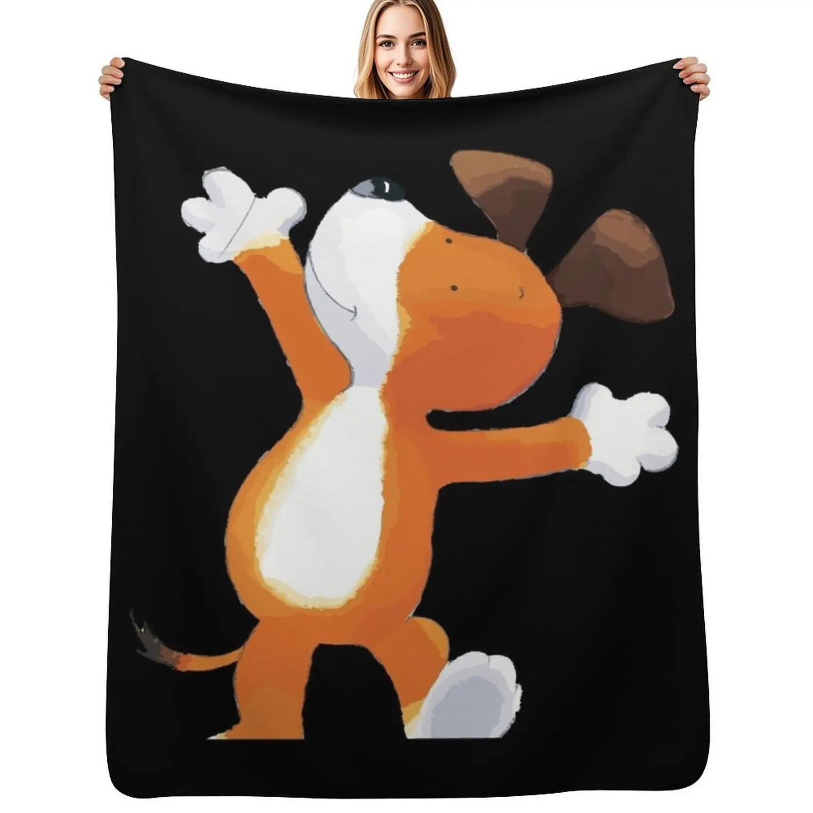 Funny kipper the dog Throw Blanket Soft Warm Blanket Gift for Men Women Adults