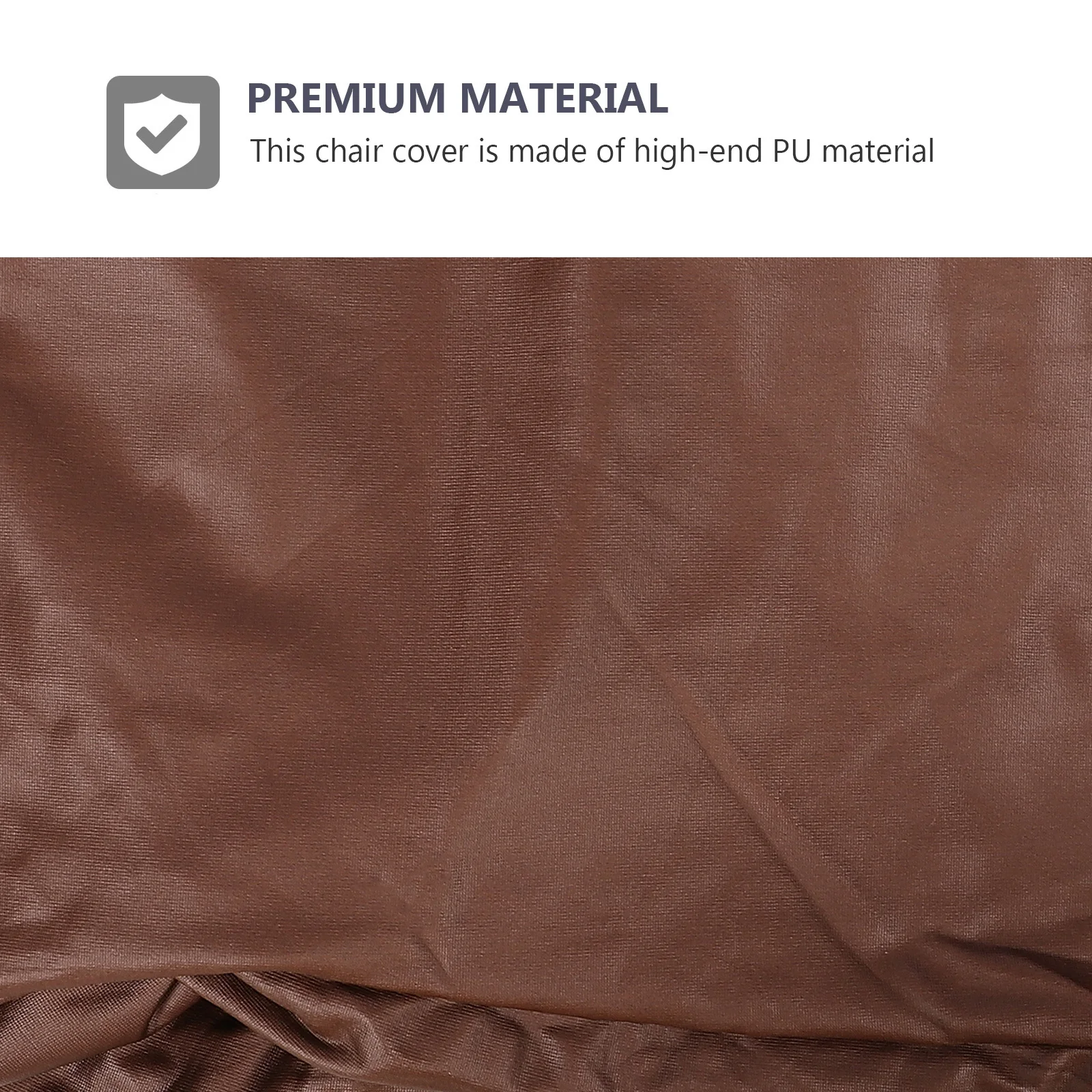 

PU Waterproof Chair Cover Protective Seat Backrest Slipcover Chair Accessory for Home Banquet PU Seat Cover