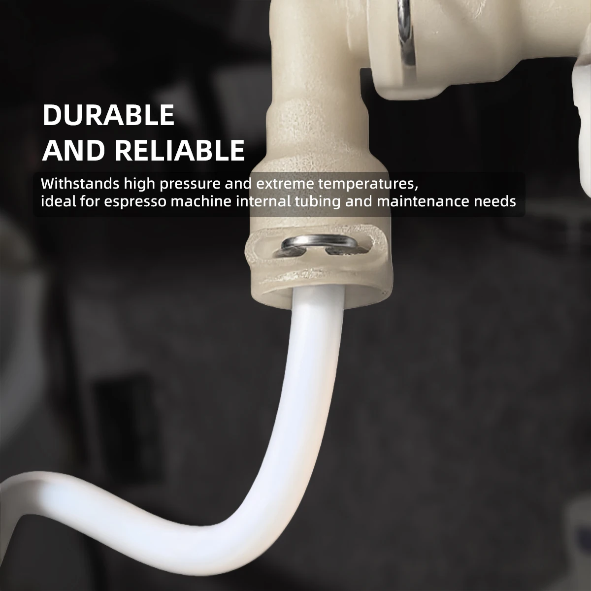 2x4mm Hose 150/200/300/400/500mm Length Tube High-Temperature Resistant Tube Replacement for Coffee Machines image 6