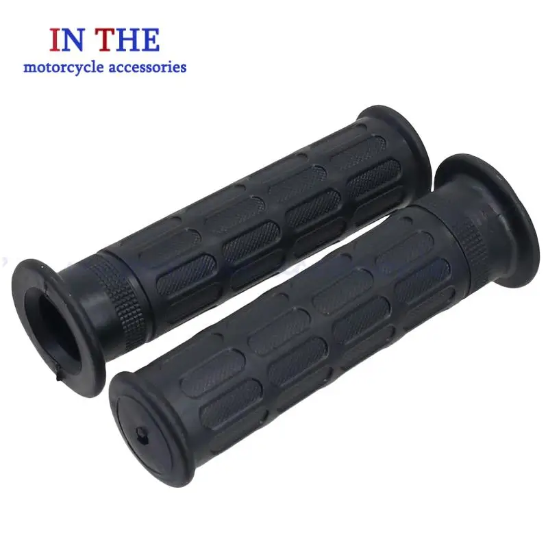 Motorcycle Handlebar Grips Left Right Pair Universal Hand Handle Throttle for Honda CG110 CG125 JX125 CB125S SL100 SL125 XL100