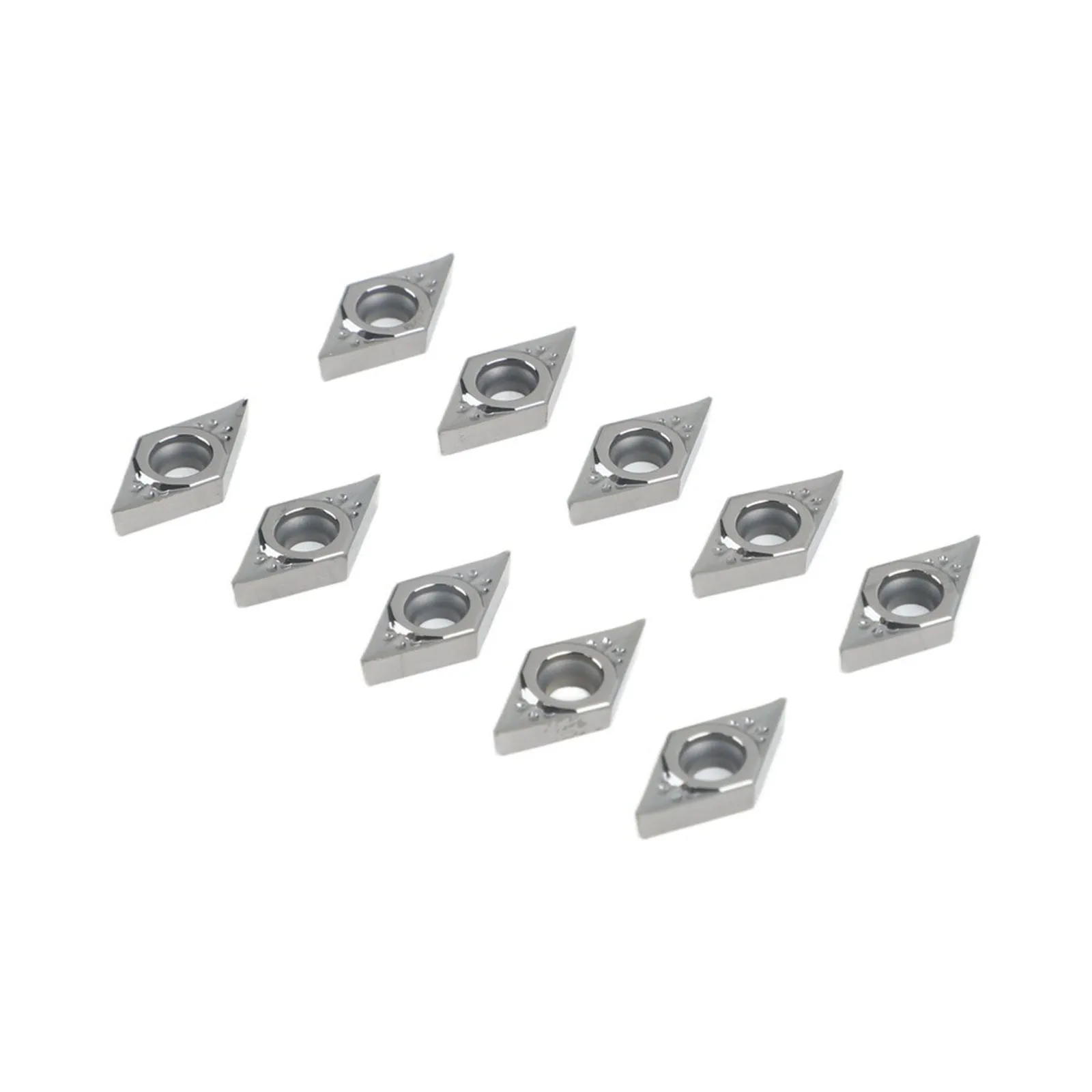 DCGT070202 AK Carbide Inserts for Medium and High Load Cutting Applications Including Automotive and Hydraulic Parts Processing