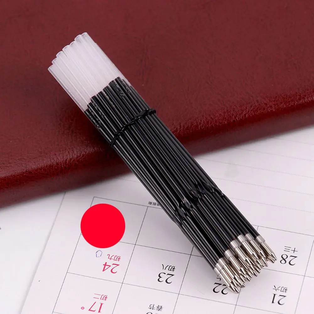 

Универсальный красно-черный сменный стержень для ручки-роллера и шариковой ручки, канцелярские и школьные принадлежности