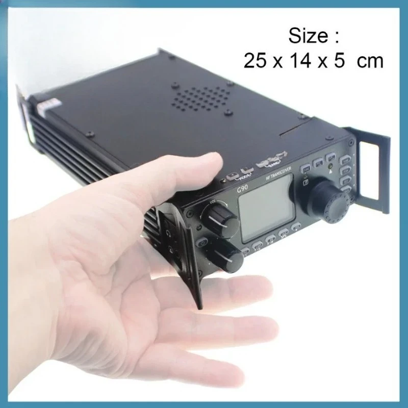 

Amateur Radio SDR Frame 0.5-30MHz 20W SSB CW AM G90 with Built-in Automatic Antenna Tuner for Ham Radio Communications