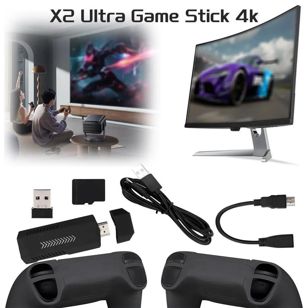 

Консоль игровая Беспроводная X2 Ultra, 2,4 ГБ/128 ГБ/256 ГБ, 4K HD30000