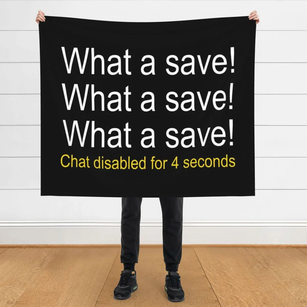

What a save! Chat disabled Rocket League Throw Blanket warm for winter Decoratives Flannel Thermals For Travel Blankets