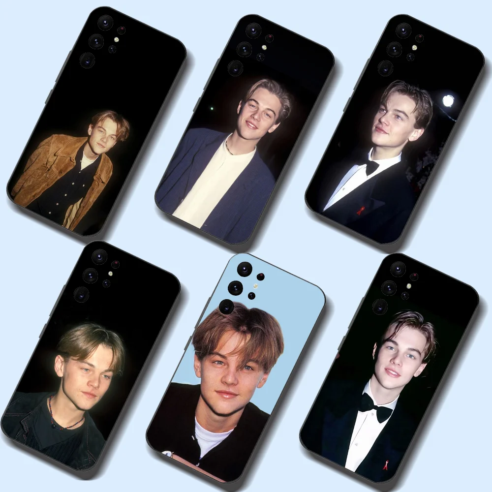 Leonardo DiCaprio Phone Case For Samsung Galaxy A52 A12 A51 S21 Edge S22ULTRA S23 S20LITE Plus Ultra Black Cover