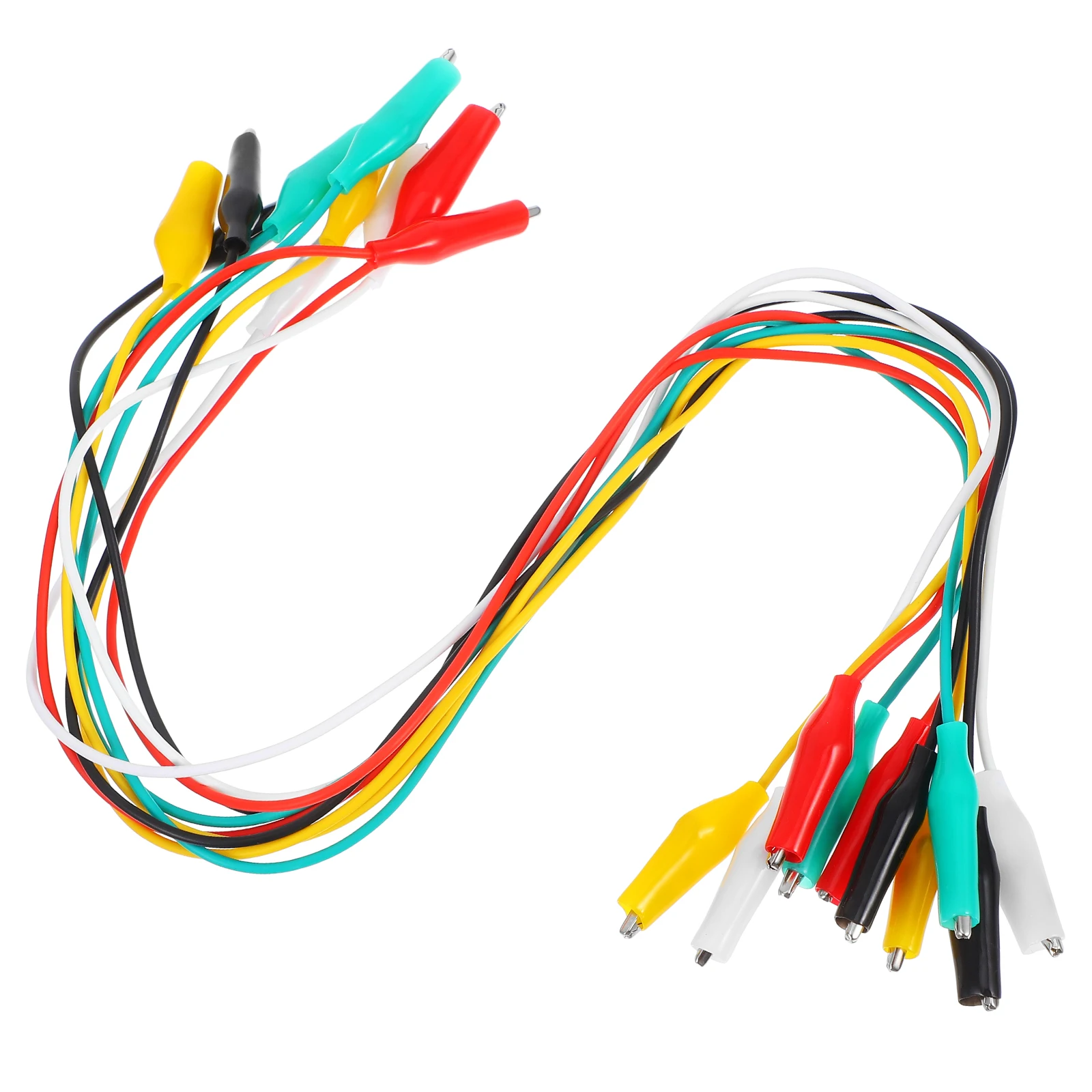 

10pcs Alligator Clip Test Lead Automotive Electrical Connectors Banana Back Probe Kit Temperature Clips Leads