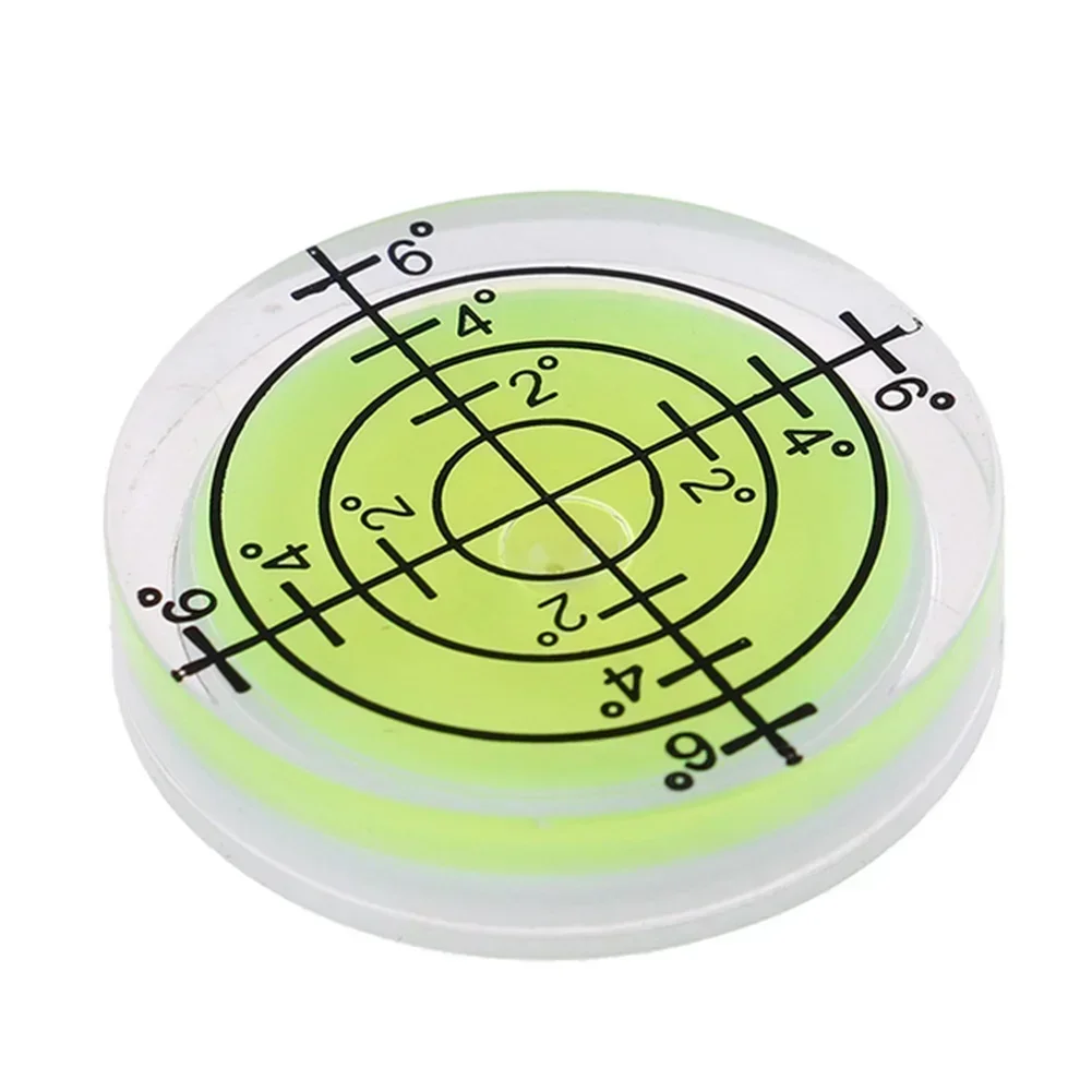 1Pcs Precision Bubble Level Round Circular Measuring Kit Mini Spirit Level Bull Eye Horizontal Leveler Bubble Level Tool