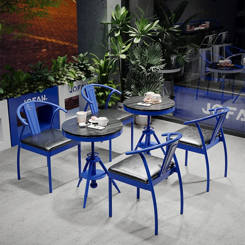 

Industrial Style Rest Area Creative Negotiation Commercial Iron Table and Chair