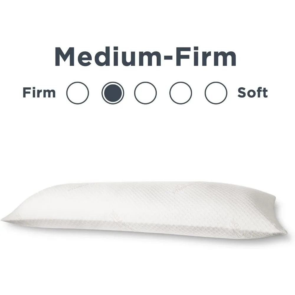 Body Pillow, QueenMeasures 16x24x5.75for the perfect fit for twin or double beds while offering plenty of room to rest your head