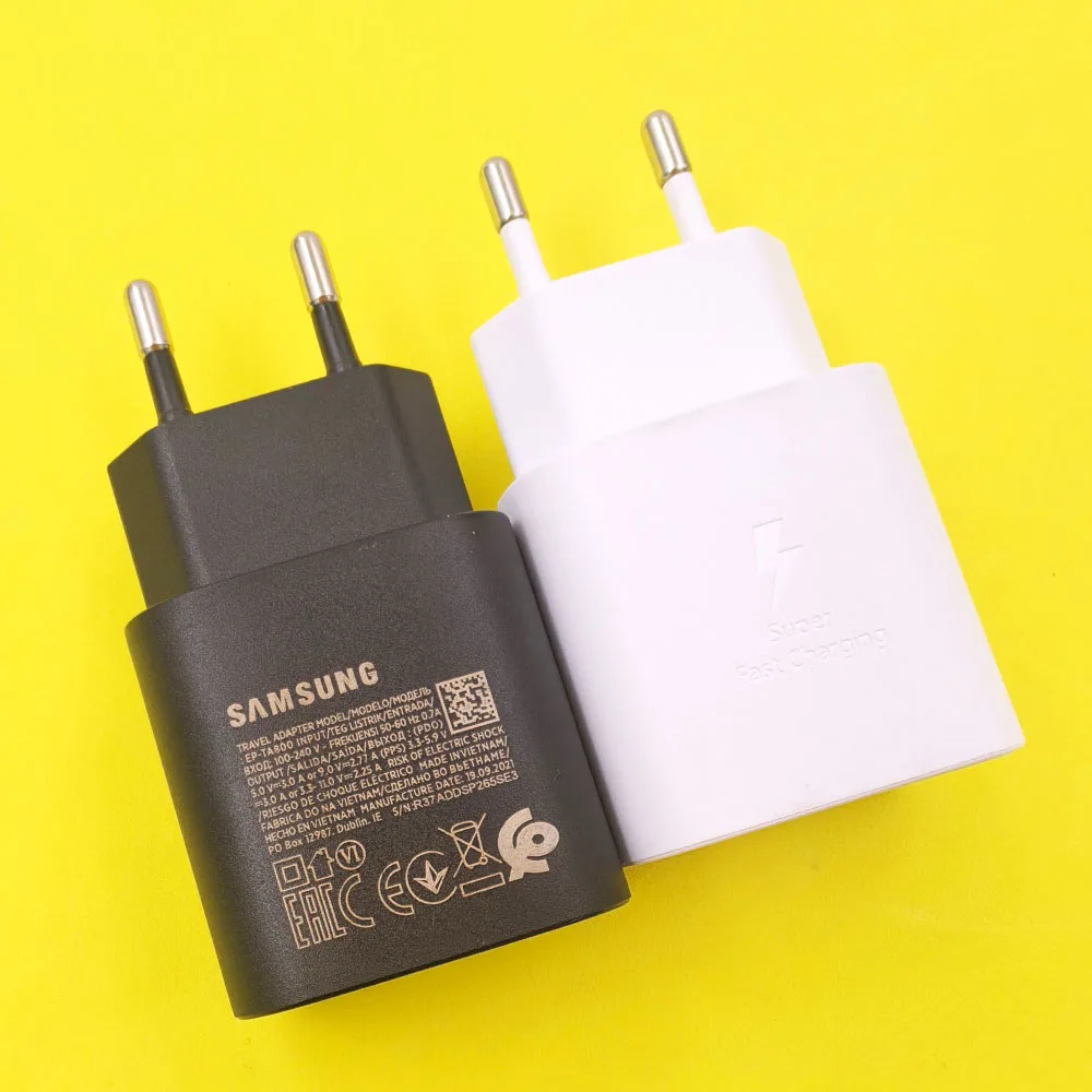 Carregador Original Samsung A17 A16 25w PD Tipo C Super Rápido para Galaxy A12 A13 A14 A23 F15 M17 A07 F17 Note10+ S10