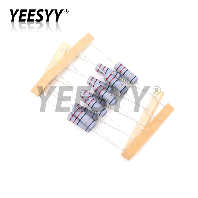 10pcs 3W 5% Wire Wound Resistor Fuse Winding Resistance 0.1R 0.1 0.15 0.22 0.33 0.47 0.5 1 2.2 4.7 6.8 10 22 33 47 51 68 100 ohm