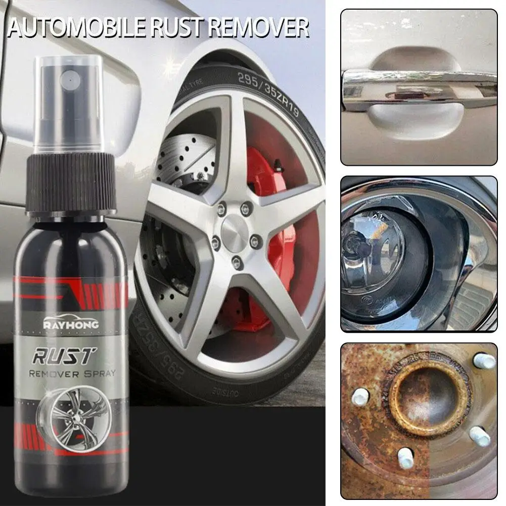 30ml Automobile Rust Inhibitor Car Rust Remover Spray Car Cleaning Maintenance Remover Super Powder Surface Rust Paint Meta H9I1