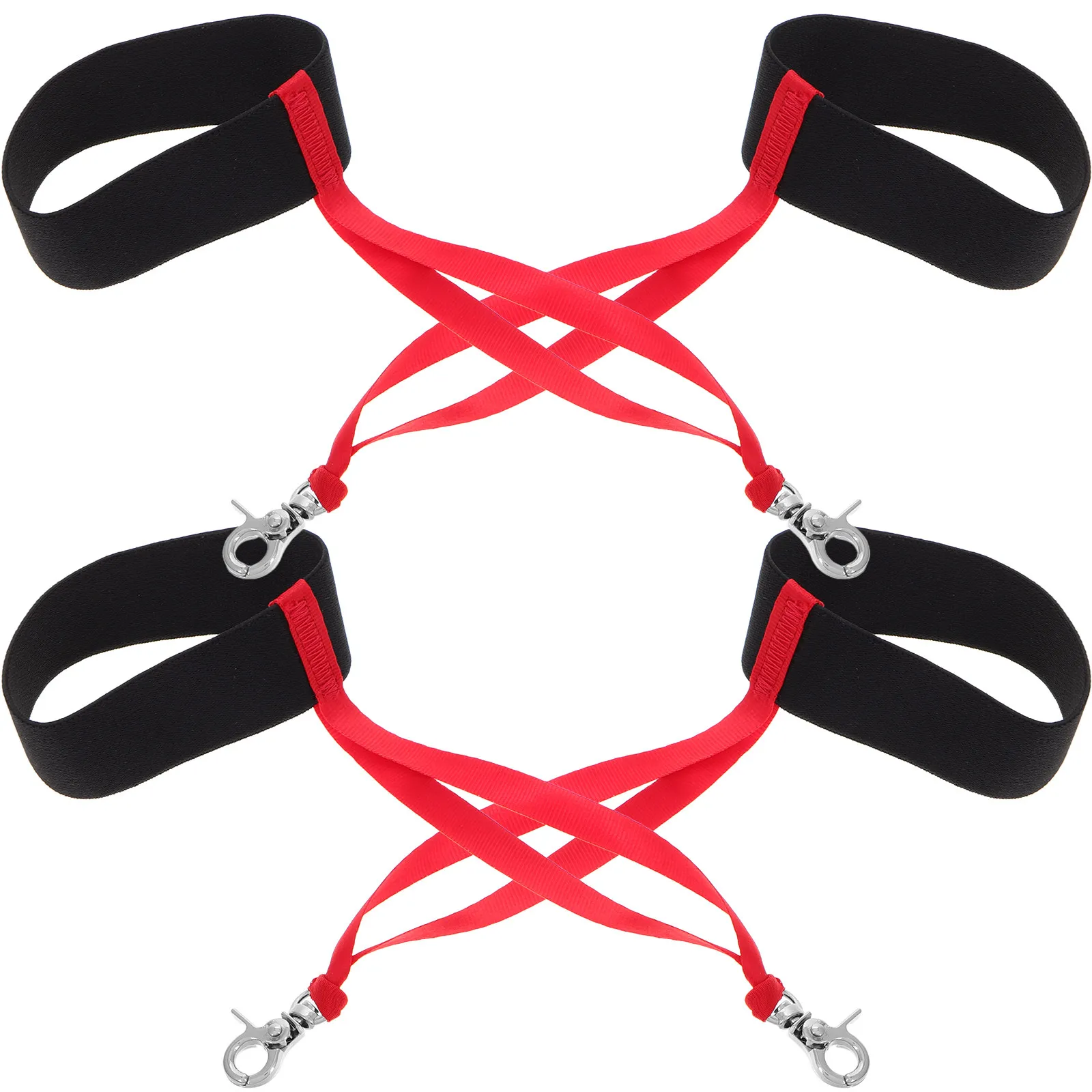 

4Pcs Ski Glove Lanyard Elastic Wrist Strap Nylon Anti-Lost Safety Cord for Winter Sports Skiing Snowboarding Gloves Mittens