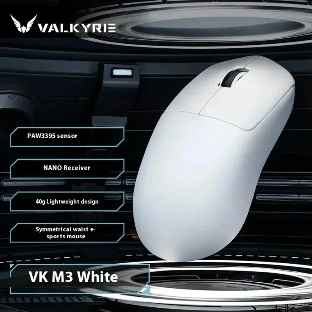 Valkyrie M3pro Gaming Mouse Wireless Tri-mode Dual 8K PAW3950 VK