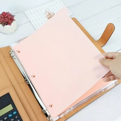 Sharkbang A4 Spiral Binder Index Separator Pages Dividers 3 Holes 5pcs/8pcs Ring Diary Book Sticker Stationery