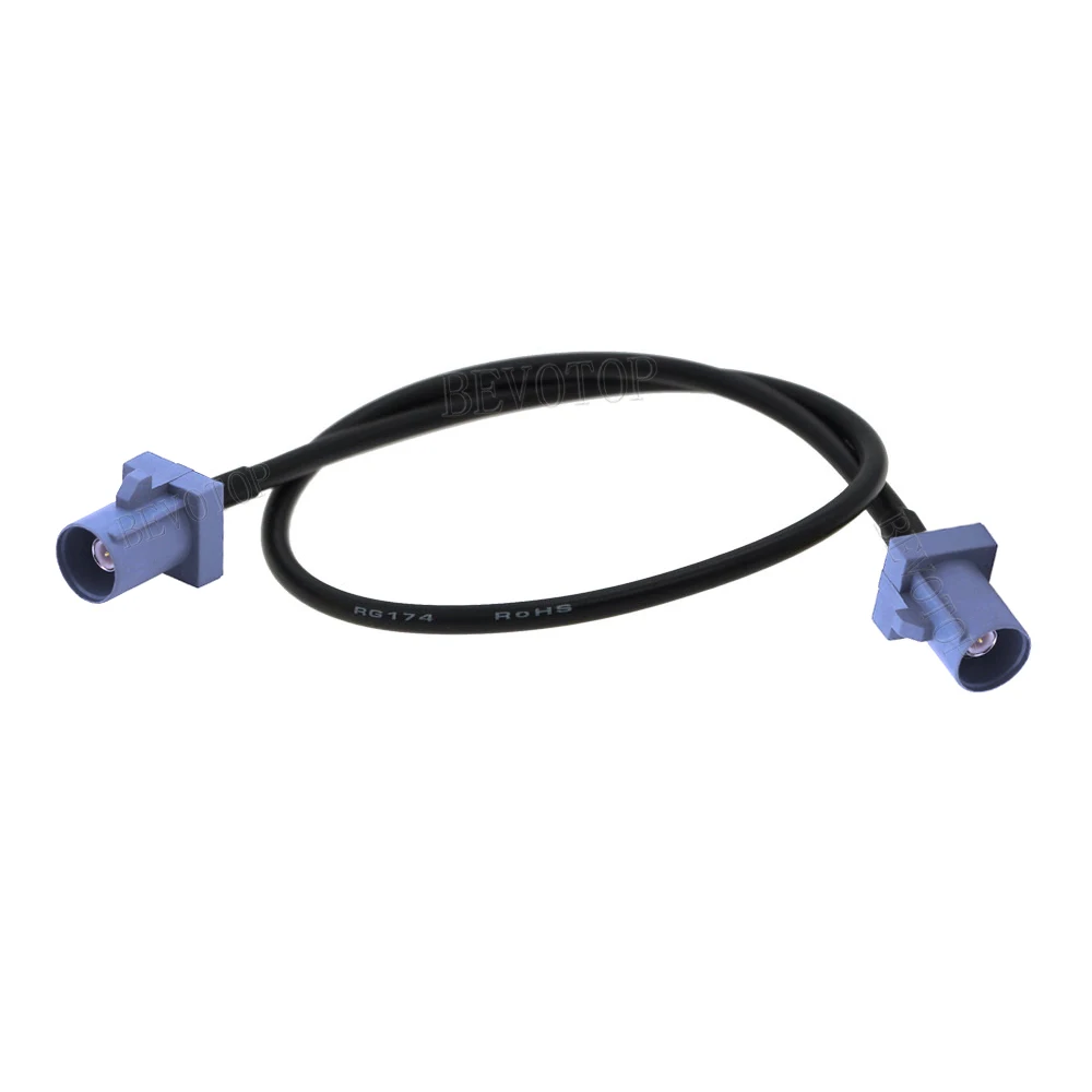 RAL7031 Grey Fakra G Male/Female RG174 Cable RF Coaxial Extension Cord Pigtail Adapter for Car Remote Control Keyless Entry