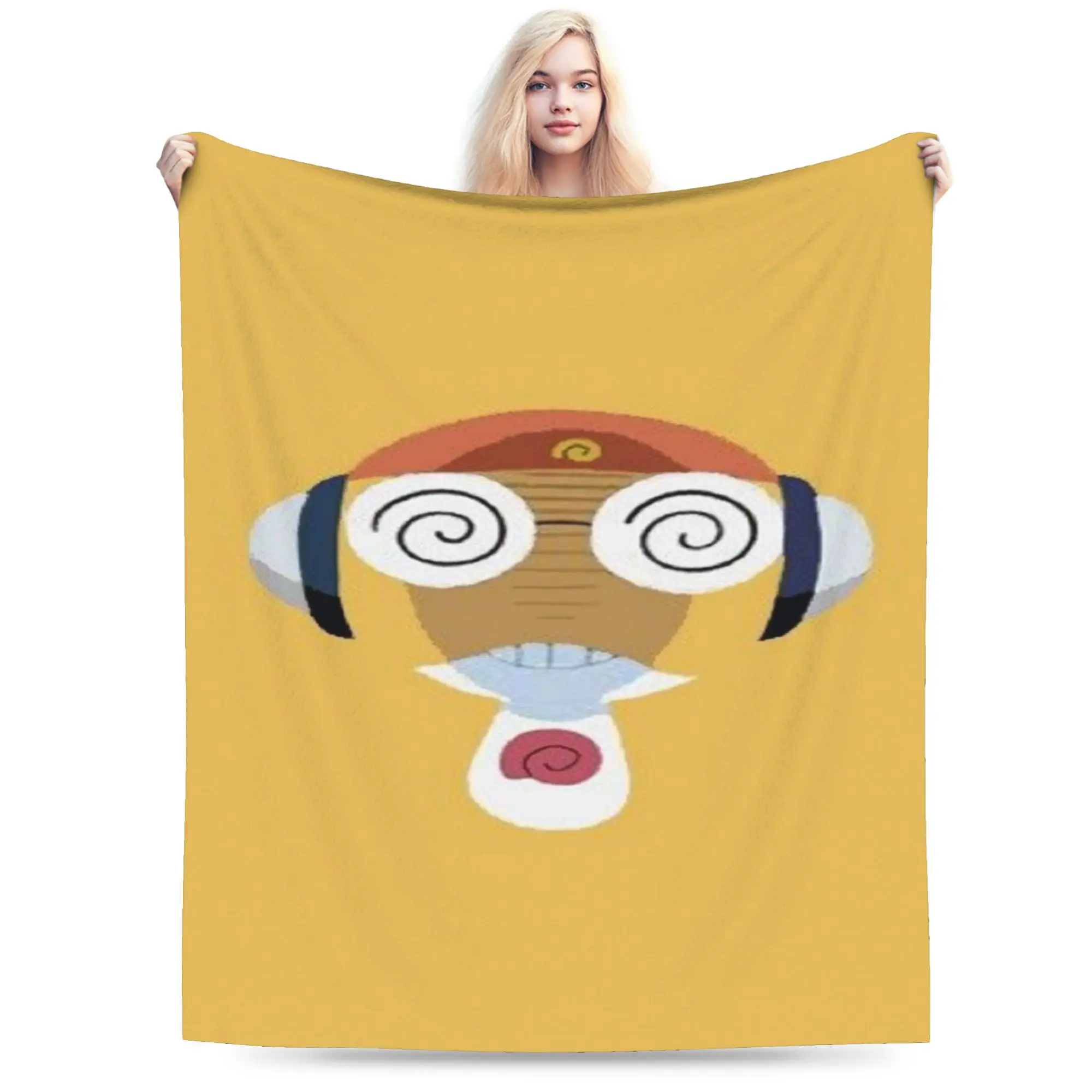Keroro Gunso Stuff Blanket Soft Fleece  Throw Blanket Cozy Bedspread