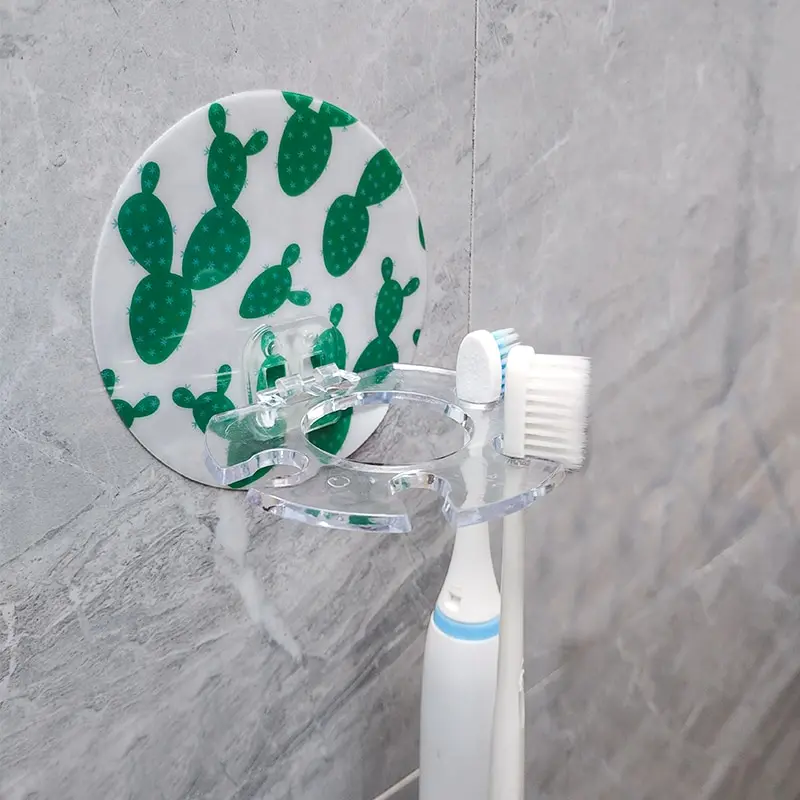 Toothbrush Holder Bathroom Creative Wall Mounted Multipurpose Storage Rack Household Punch Free Toothpaste Razor Holder