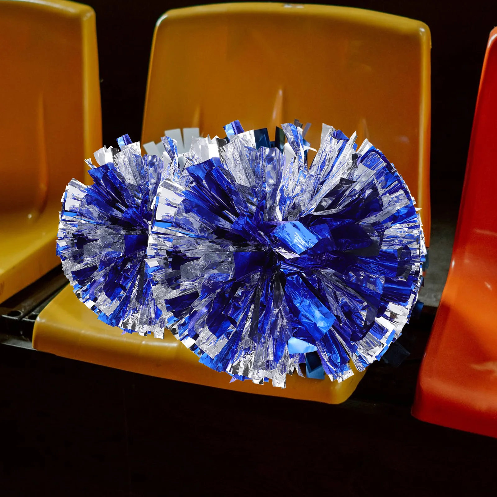 

4pcs Cheerleading Dance Props Bright Lightweight Dance Performance Props Team Hand Flower Poms