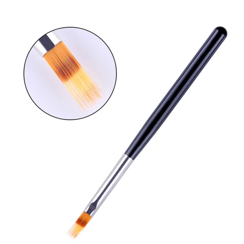 Nail Brush Nail Pen Jagged Drawing Painting Black DIY Tools Manicure Nail Art Tool