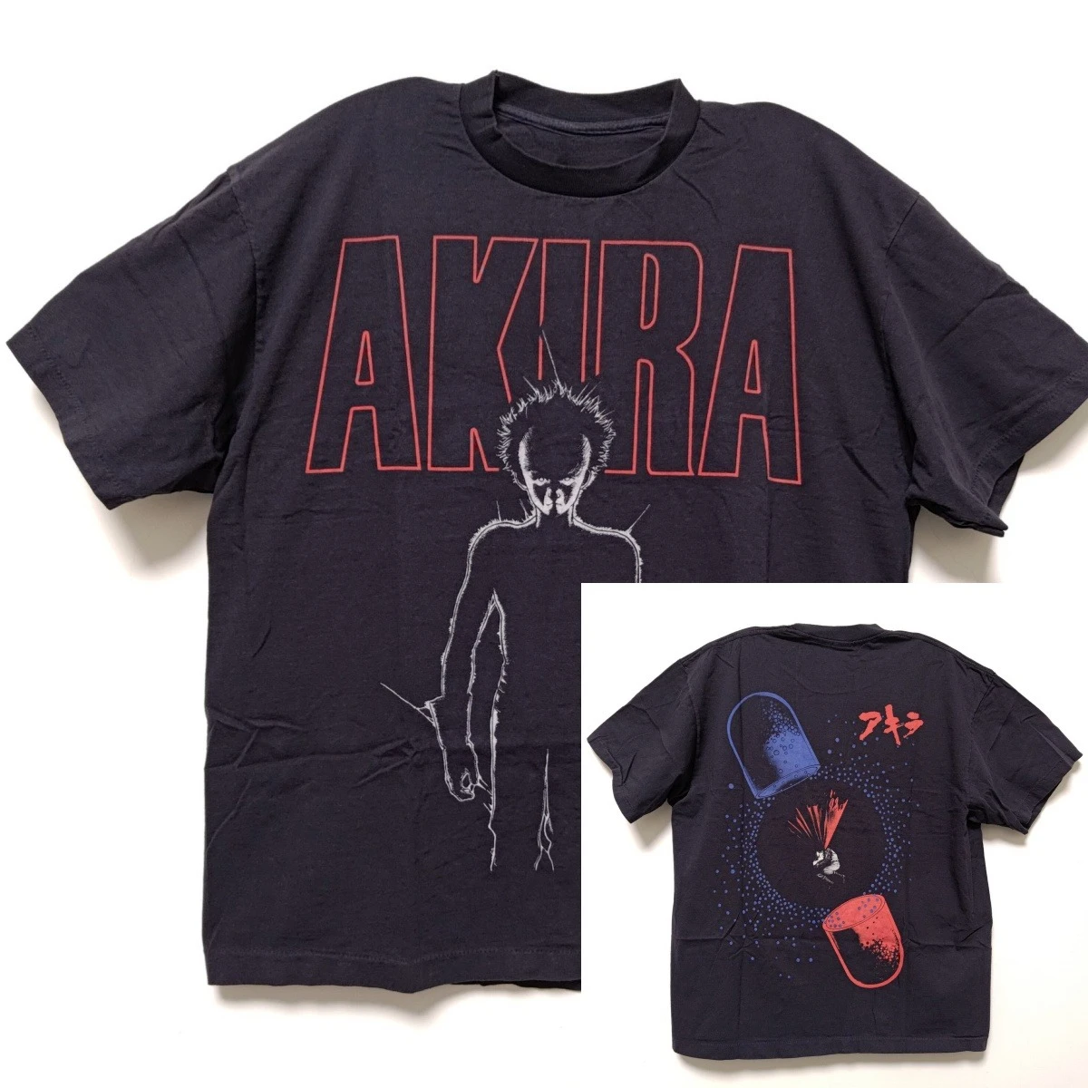 Akira The Magic Child - Japanese Anime Animation - Retro Single-strand Sewing Short-sleeved Cotton T-shirt