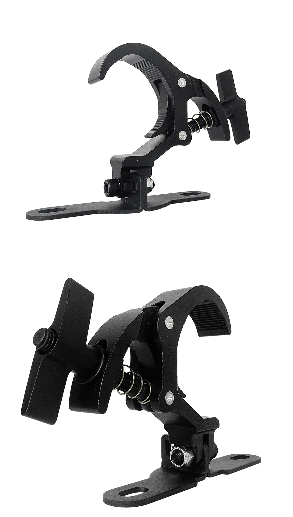 A Pair of Aluminum Light Hooks Safety Load 50KG LED Moving Head Light Hook Stage Light Truss Spring Hook Light Hook