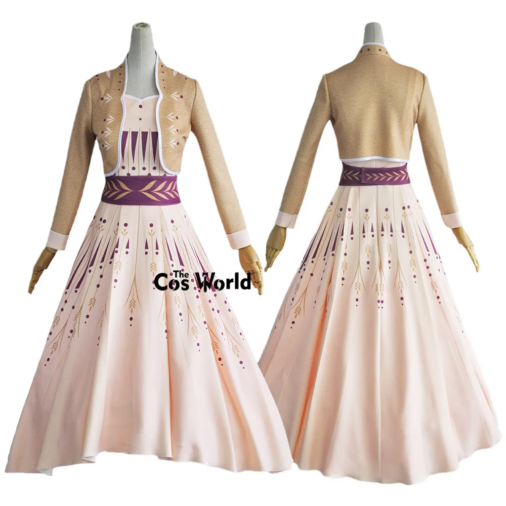 Elsa Anna Hallowmas Halloween Christmas Princess Dress Outfits Movies Customize Cosplay Costumes