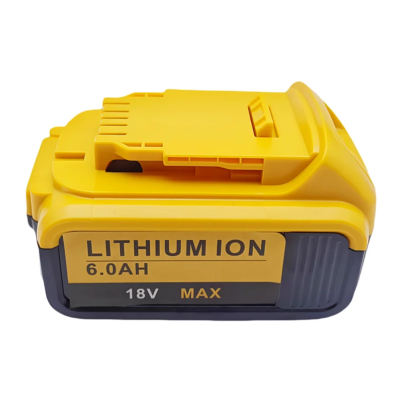 Baterai lithium-ion isi ulang untuk peralatan listrik, catu daya 18V 6,0 ah DCB205 DCB201 DCB203