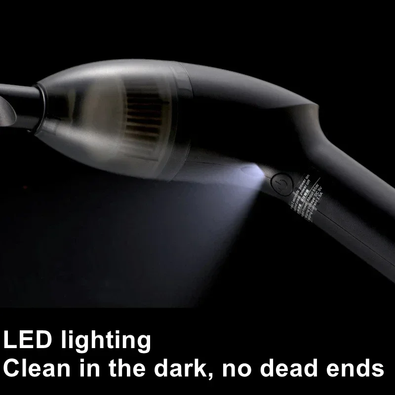 Мини-пылесос с мощным всасыванием весом 4,3 кПа, скорость до 34000 об/мин для клавиатуры ноутбука ПК для автомобиля, умного дома