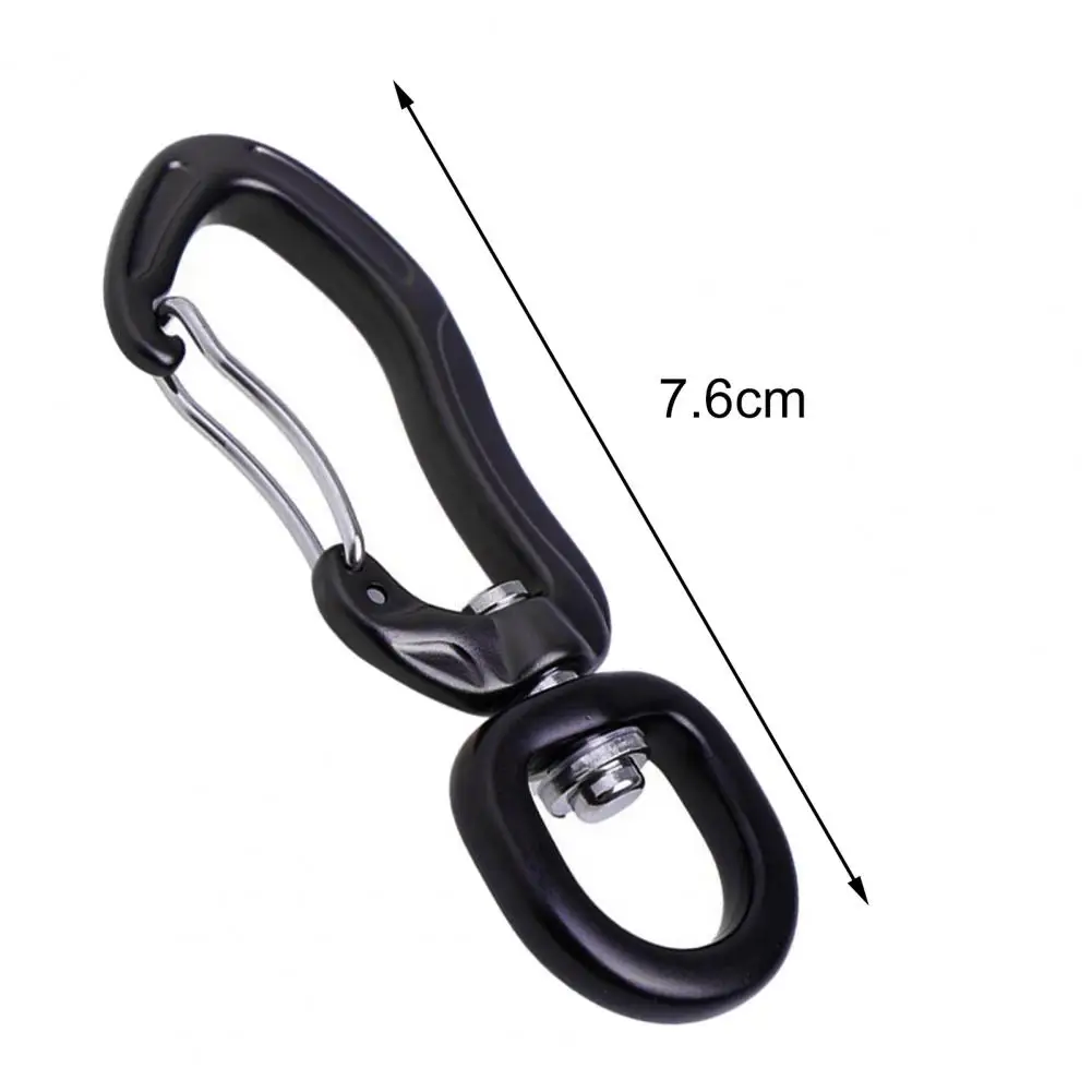 Swing Swivel Universal ความแข็งสูงความปลอดภัยหัวเข็มขัดหมุนอลูมิเนียมอัลลอยด์ความปลอดภัยหัวเข็มขัดหมุนสําหรับออกกําลังกาย