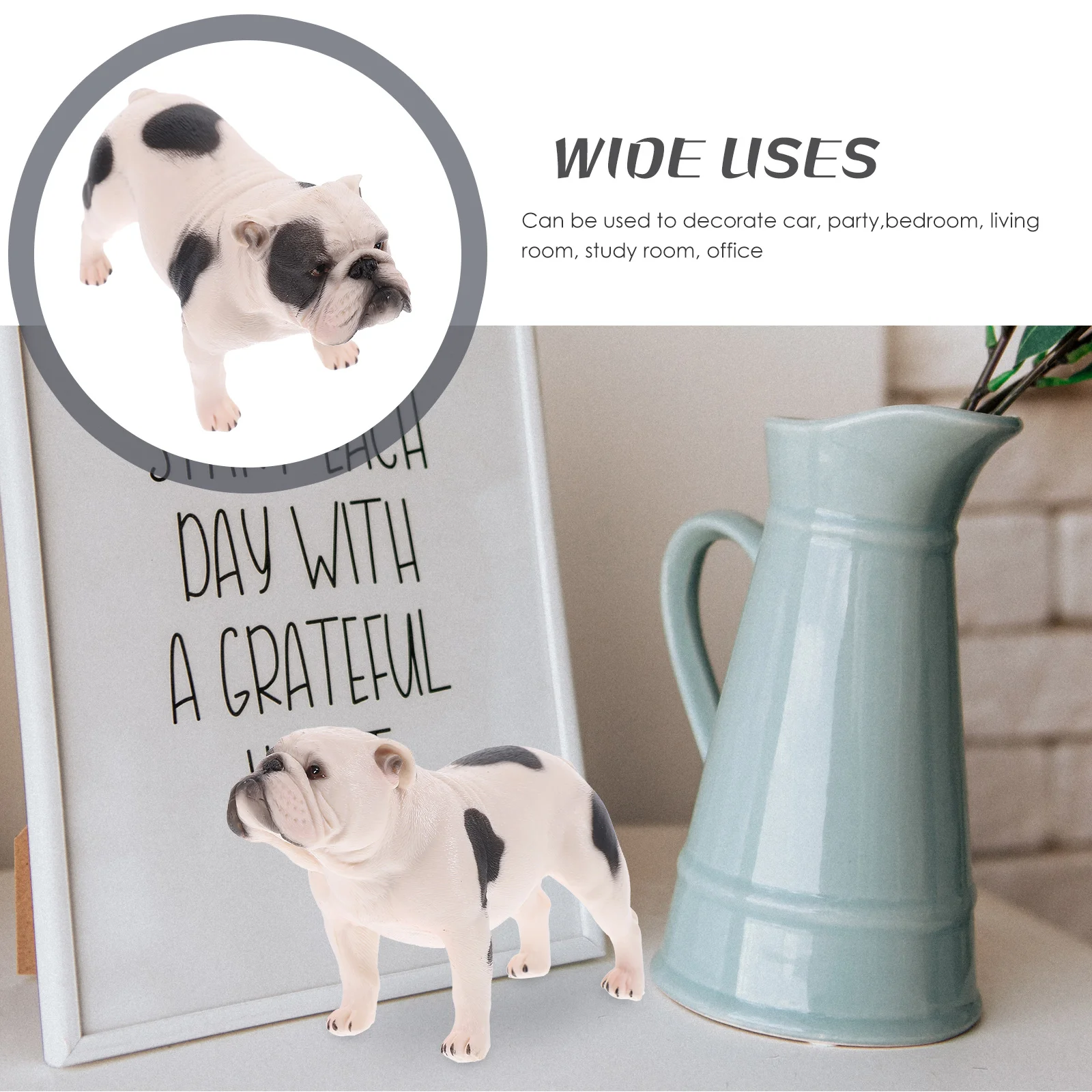 

Solid Animal Ornaments Realistic Decoration Desktop Figurine Simulation Toy For Home Office Car Detailed Craftsmanship