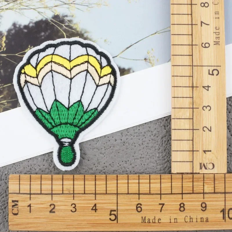 New Hot Air Balloon Embroidery Cloth Sticker Computer Embroidery Chapter Clothing Patch Sticker Cartoon Ironing Bag Decorative