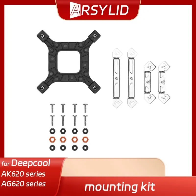 مجموعة تركيب لسلسلة DeepCool AK620 مبرد وحدة المعالجة المركزية المبرد Intel LGA1700 1200 115x AMD AM5 AM4 AM3 AG620 Series #2