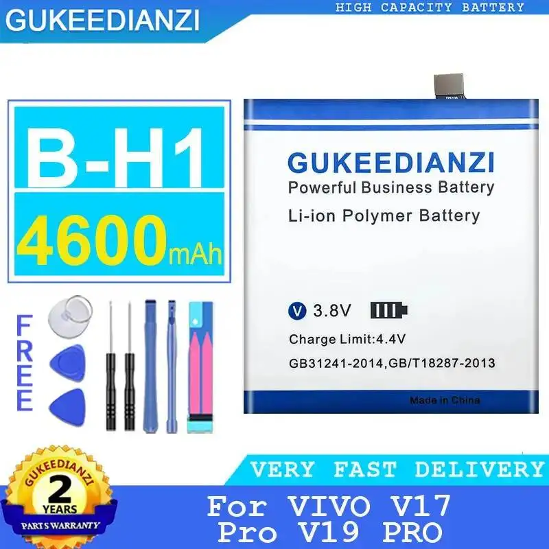 

Premium Replacement For Vivo V17 Pro V19 B-H1 4600Mah Mobile Phone Battery