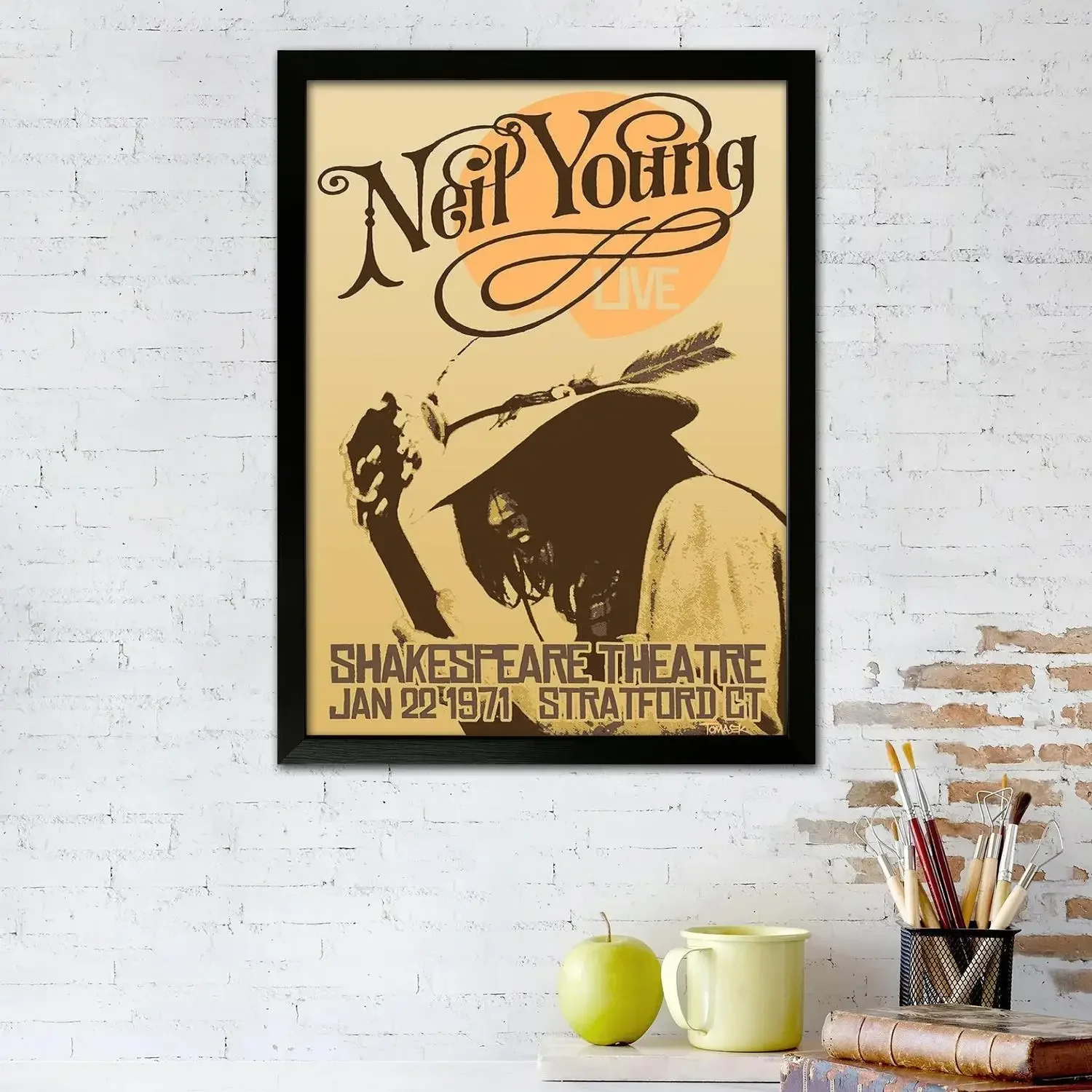 ملصق فني من القماش Neil Young، لوحة فنية جدارية، طباعة صور، عائلة حديثة، ديكور غرفة النوم، ملصقات، لوحة زخرفية