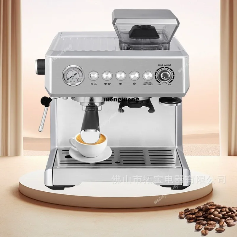 

2-in-1 with grinder espresso machine to grind beans and brew coffee