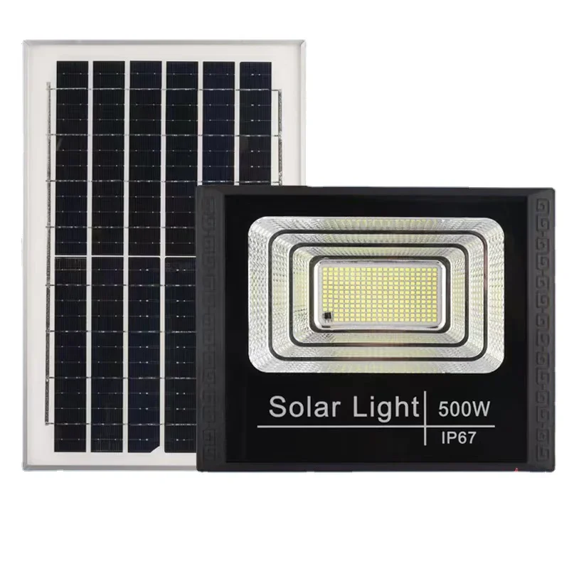 New Solar Light Outdoor Lighting 30W Garden Light Indoor and Outdoor Super Bright Extra High Power Solar Floodlight Low Price