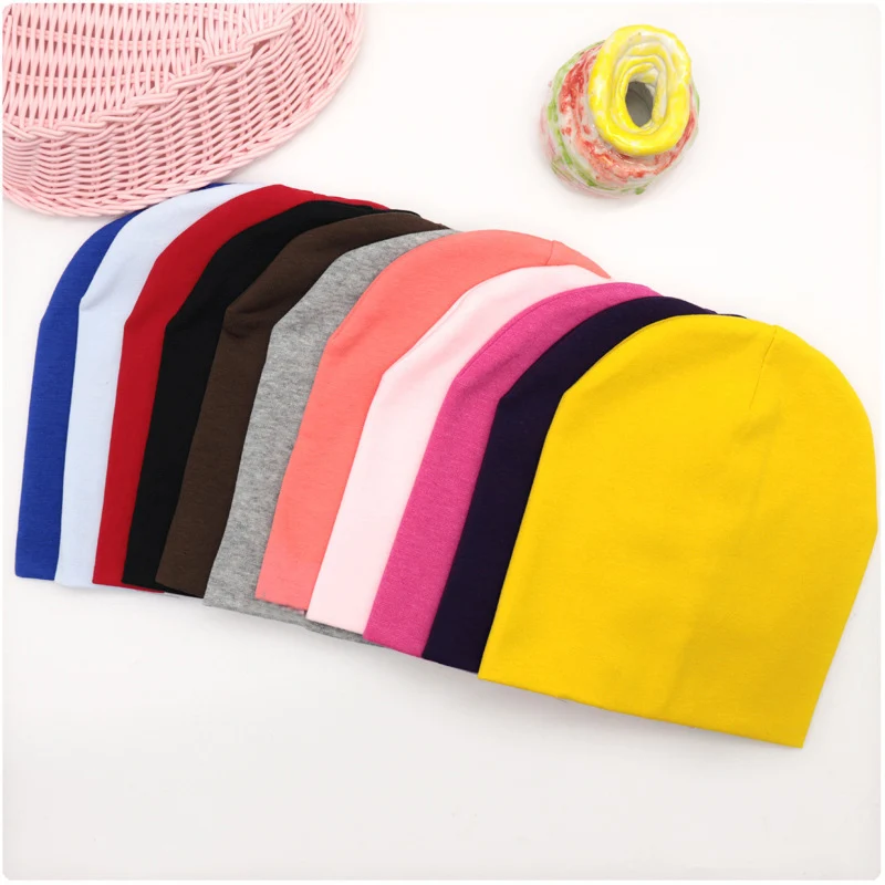 

6M-3Y Baby Street Dance Hip Hop Hat Cotton Toddler Cap Scarf for Boys Girls Winter Warm Solid Color Children Spring Autumn