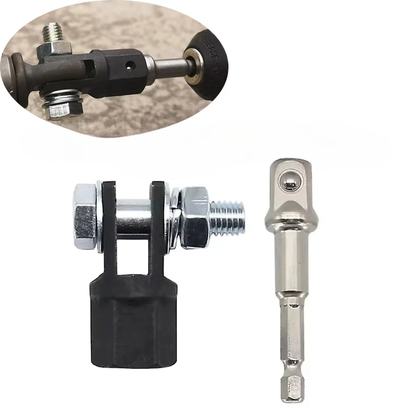 1/2 Inch Scissor Jacks Adaptor Drive Impact Wrench Adapter Tool Jack Shear Chrome Vanadium Steel Adapter Steel Ball Joint Rod