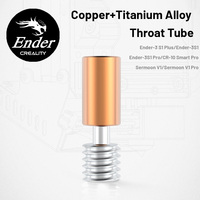 Copper Titanium Alloy Throat Tube CREALITY 3D Printer Part for Ender-3S1/Ender-3 S1 Pro/CR-10 Smart Pro with Sprite Extruder