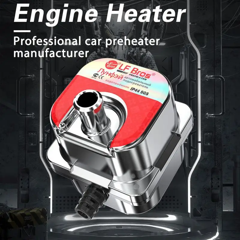 1500W Car Engine Heater Diesel Auto Engine Antifreeze Preheater Truck Coolant Heater Parking Heater Car Heating Accessories