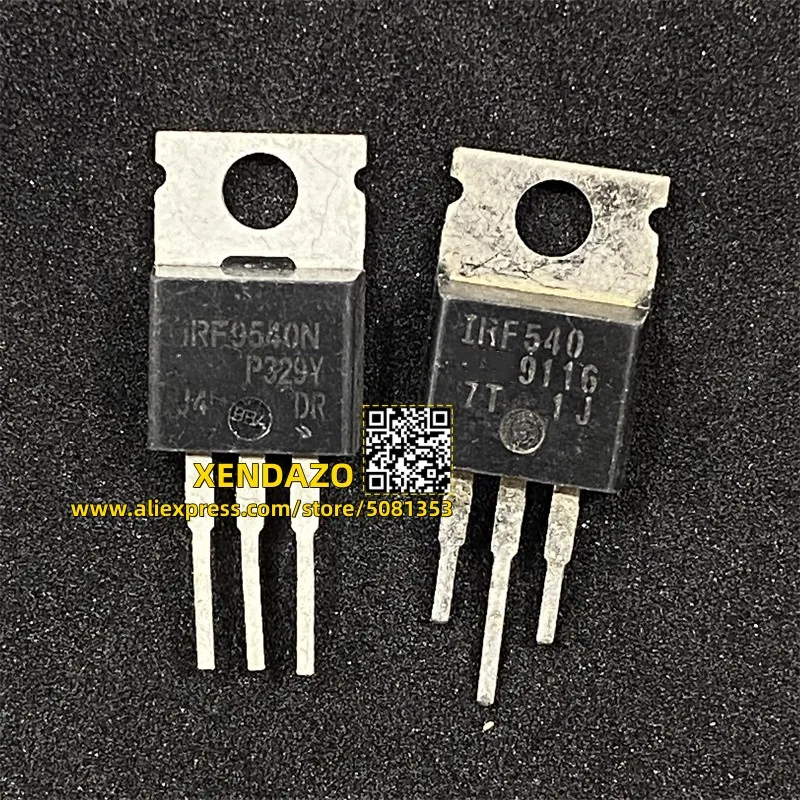 10pairs/lot IRF9540 F9540N IRF9540N IRF540 IRF540N TO-220 Power MOSFET