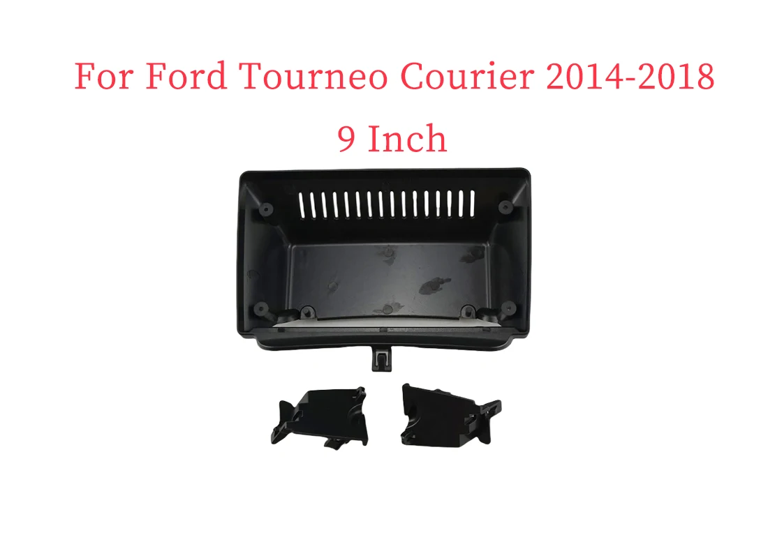 9 Inch Car Fascia Radio Panel for Ford Tourneo Courier 2014-2018 Dash Kit Install Facia Console Bezel Adapter Plate Trim Cover