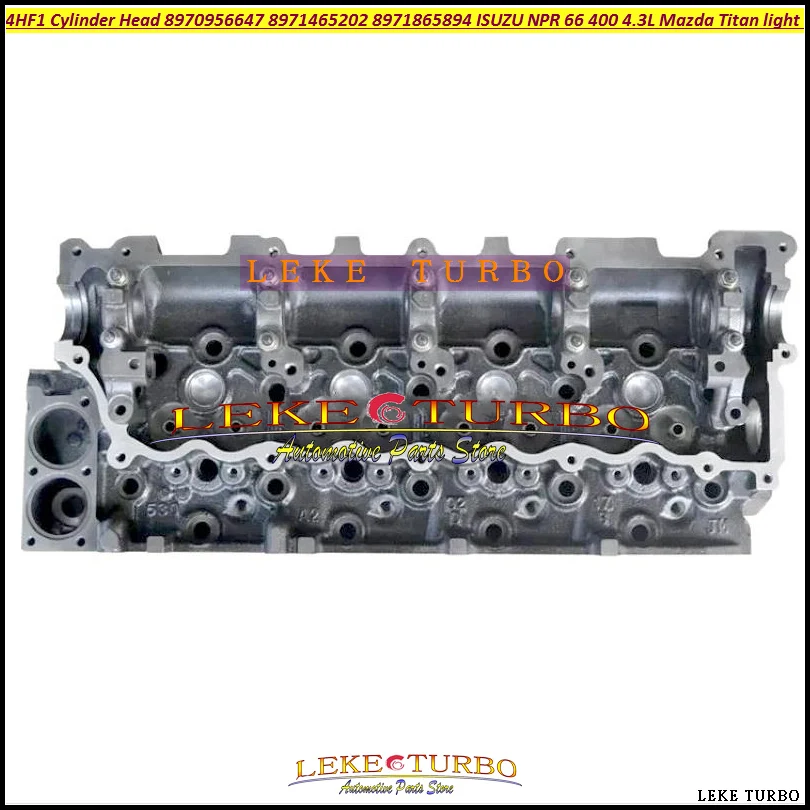 4HF1 Cylinder Head For ISUZU NPR 66 400 4.3L 8V For Mazda Titan light truck 8970956647 8-97095-664-7 8-97146-520-2 897-186-589-4