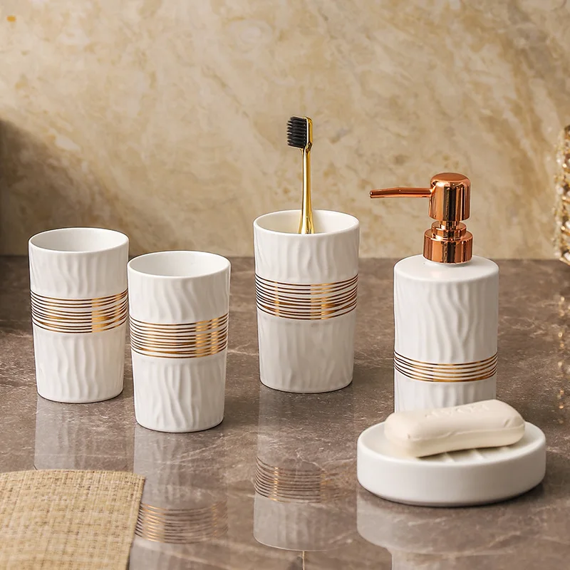 Bathroom and toiletries set mouthwash cup toothbrush cup household toothbrush cup toiletries  hotel bathroom supplies