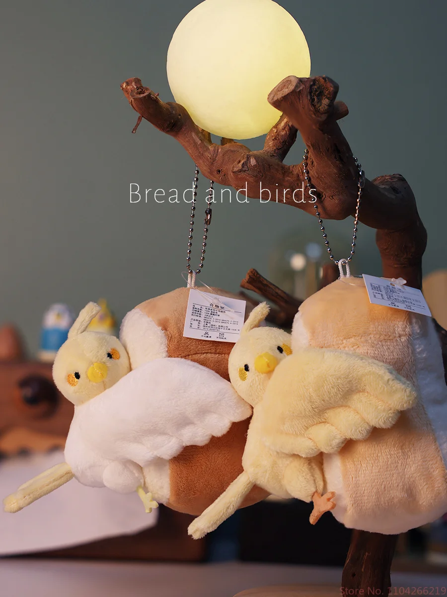 اليابان Qualia الرسمية الخبز الطيور سحر - كوكاتيل وجافا سبارو الببغاء قلادة، لطيف الطيور ديكور Gashapon الشكل #5