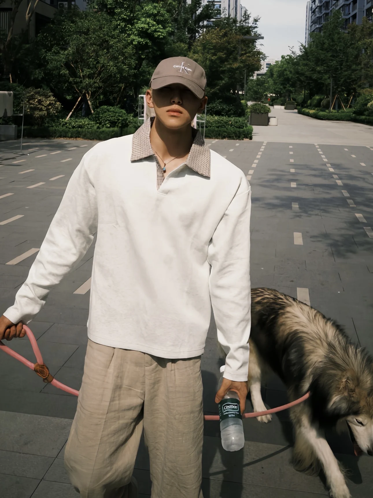 

Футболка в американском клетку Ne Long Sve в стиле ретро, осенняя, повседневная, универсальная, удобная, дышащая, из полиэстера